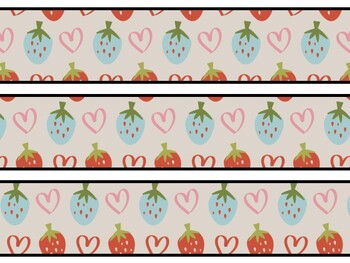 Berry Bulletin Board Décor Kit, Berry Letters, Berry Banner, Berry Borders