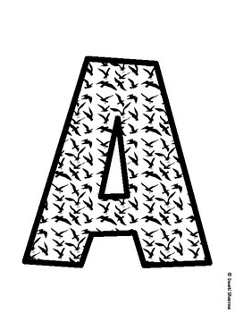 Birds Bulletin Board Decor Kit, Birds Bulletin Board Letters