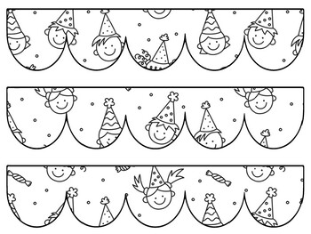 Birthday Bulletin Board Decor Kit, Birthday Letters