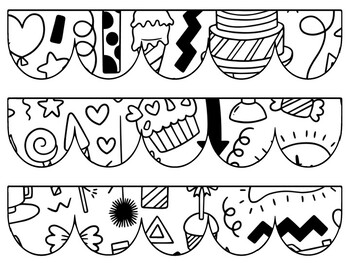 Birthday Bulletin Board Decor Kit, Birthday Letters