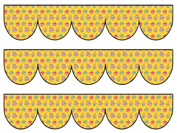 Birthday Bulletin Board Decor Kit, Birthday Letters