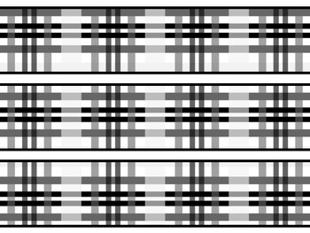 Black And White Bulletin Board Décor Kit, Black And White Letters
