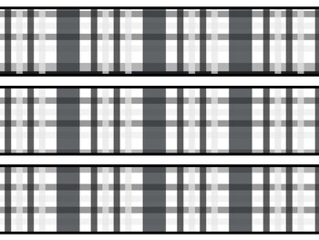 Black And White Bulletin Board Décor Kit, Black And White Letters