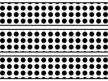 Black And White Bulletin Board Décor Kit, Black And White Letters