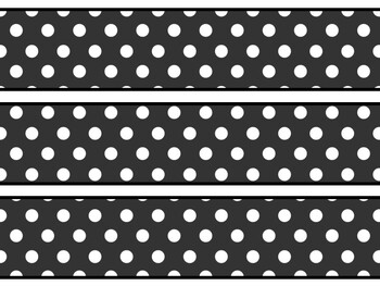 Black And White Bulletin Board Décor Kit, Black And White Letters