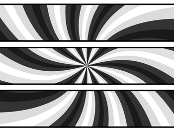 Black And White Bulletin Board Décor Kit, Black And White Letters