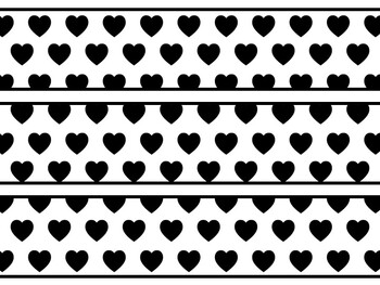 Black And White Bulletin Board Décor Kit, Black And White Letters