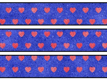Blue Red Glitter Bulletin Board Décor Kit, Blue Red Glitter Letters