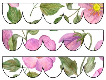 Botanical Bulletin Board Decor Kit, Botanical Letters