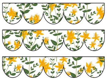 Botanical Bulletin Board Decor Kit, Botanical Letters