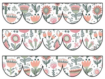 Botanical Bulletin Board Decor Kit, Botanical Letters