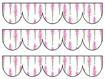 Botanical Bulletin Board Decor Kit, Botanical Letters