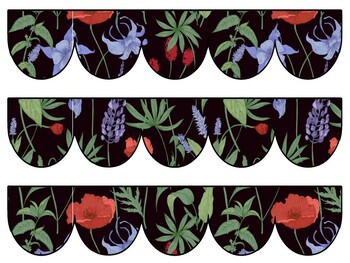 Botanical Bulletin Board Decor Kit, Botanical Letters