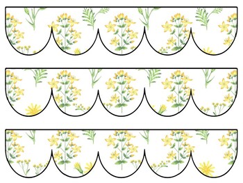 Botanical Bulletin Board Decor Kit, Botanical Letters