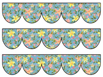 Botanical Bulletin Board Decor Kit, Botanical Letters
