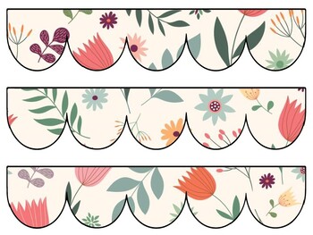Botanical Bulletin Board Decor Kit, Botanical Letters