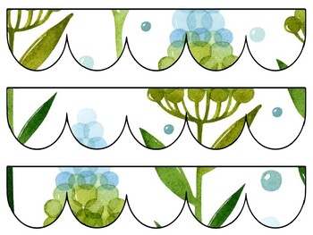 Botanical Bulletin Board Decor Kit, Botanical Letters