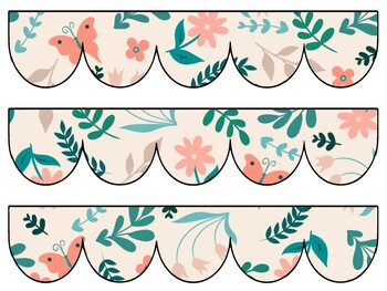 Botanical Bulletin Board Decor Kit, Botanical Letters