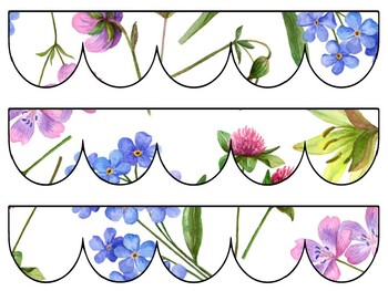Botanical Bulletin Board Decor Kit, Botanical Letters