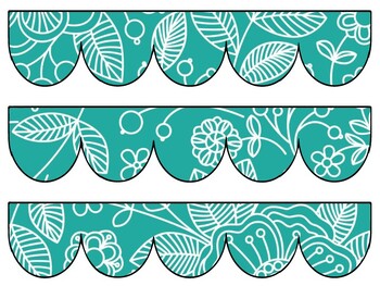 Botanical Bulletin Board Decor Kit, Botanical Letters
