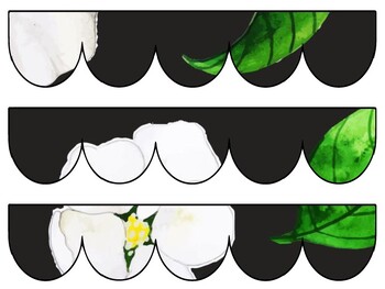 Botanical Bulletin Board Decor Kit, Botanical Letters