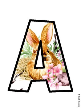Bunny Bulletin Board Décor Kit, Bunny Bulletin Board Letters