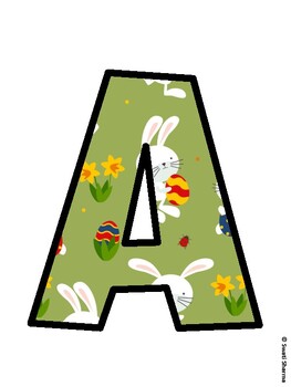 Bunny Bulletin Board Décor Kit, Bunny Bulletin Board Letters