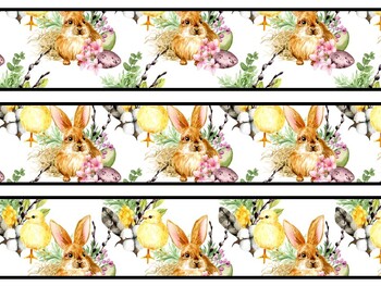 Bunny Rabbit Bulletin Board Decor Kit, Bunny Rabbit Letters
