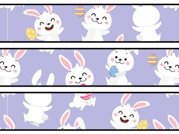 Bunny Rabbit Bulletin Board Decor Kit, Bunny Rabbit Letters
