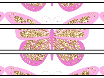 Butterfly Bulletin Board Décor Kit, Butterfly Letters, Butterfly Banner