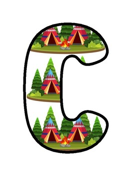 CAMPING MATH!, Camping Bulletin Board Decor