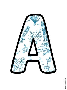 Cactus, Succulent Bulletin Board Letters, Succulent Alphabet Posters