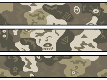 Camoflage Bulletin Board Décor Kit, Camoflage Letters, Camoflage Banner