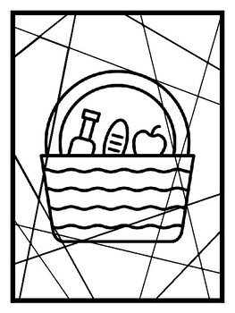 Camping Activities and Decor Kit, Decor, Coloring, Craft and Writing