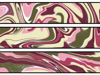 Candy Marble Bulletin Board Décor Kit, Candy Marble Letters