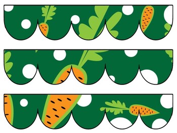 Carrots Bulletin Board Decor Kit, Carrots Letters
