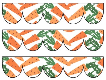 Carrots Bulletin Board Decor Kit, Carrots Letters