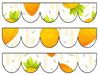 Carrots Bulletin Board Decor Kit, Carrots Letters