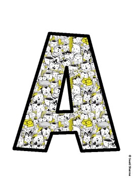 Cat Bulletin Board Décor Kit, Cat Bulletin Board Letters