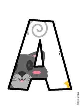 Cat Bulletin Board Décor Kit, Cat Bulletin Board Letters