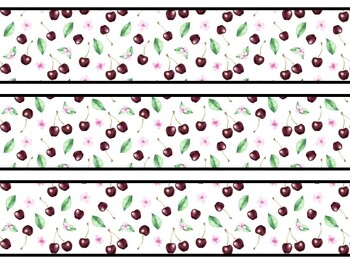 Cherry Bulletin Board Decor Kit, Cherry Letters