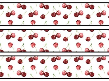 Cherry Bulletin Board Decor Kit, Cherry Letters