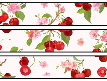 Cherry Bulletin Board Decor Kit, Cherry Letters