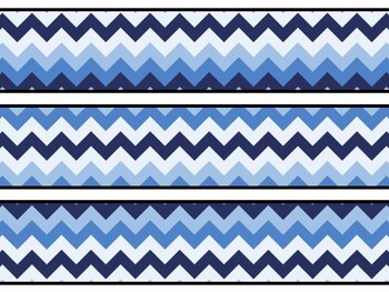 Chevron Bulletin Board Decor Kit, Chevron Letters