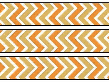 Chevron Stripes Bulletin Board Décor Kit, Chevron Stripes Letters