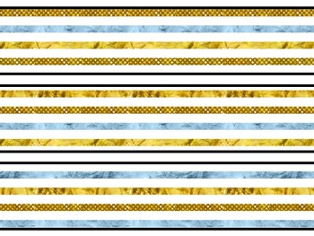 Chevron Stripes Bulletin Board Décor Kit, Chevron Stripes Letters