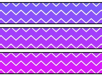 Chevron Stripes Bulletin Board Décor Kit, Chevron Stripes Letters