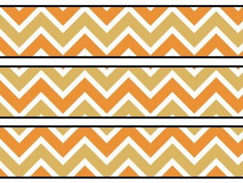 Chevron Stripes Bulletin Board Décor Kit, Chevron Stripes Letters