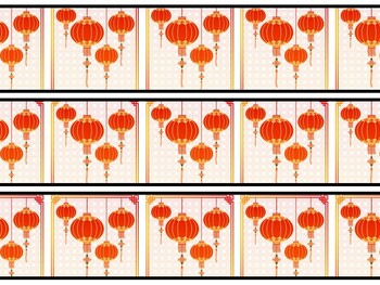 China Bulletin Board Decor Kit, China Letters
