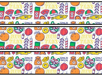 China Bulletin Board Decor Kit, China Letters